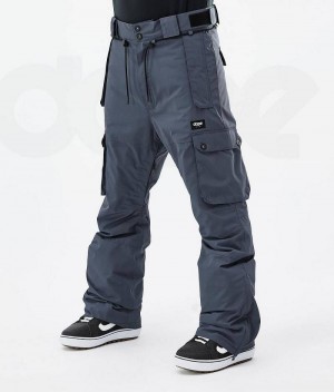 Blue Men's Dope Iconic Snowboard Pants | India_D2451