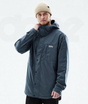 Blue Men's Dope Insulated Outdoor Jackets | India_D1960