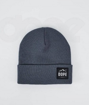 Blue Men's Dope Paradise Beanies | India_D2094