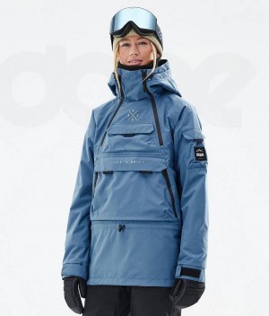 Blue Women's Dope Akin W Ski Jackets | India_D1057