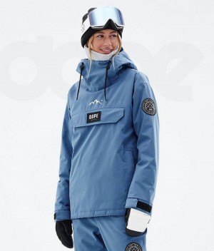 Blue Women's Dope Blizzard W Snowboard Jackets | India_D2233