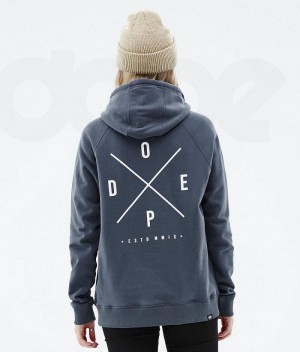 Blue Women's Dope Common W Hoodies | India_D1190