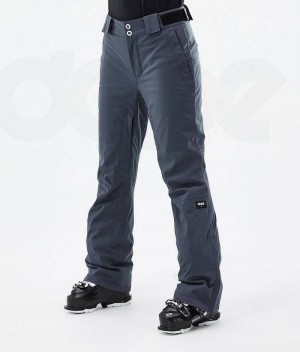 Blue Women's Dope Con W Ski Pants | India_D2161