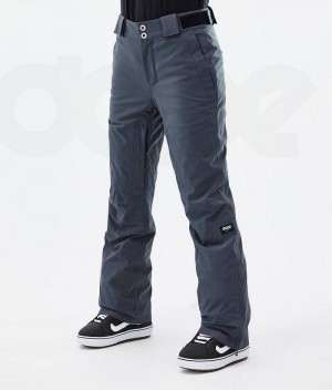 Blue Women's Dope Con W Snowboard Pants | India_D2226