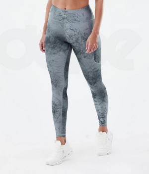 Blue Women's Dope Lofty Tech Leggings | India_D1615