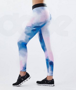 Blue Women's Dope Razor Leggings | India_D1983