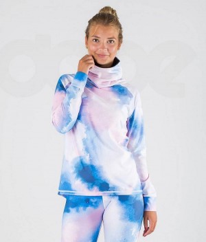 Blue Women's Dope Snuggle W Base Layer Tops | India_D1405