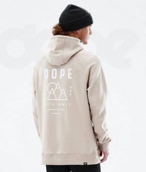 Brown Men's Dope Common Hoodies | India_D1314