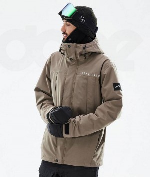 Brown Men's Dope Ranger Snowboard Jackets | India_D2241