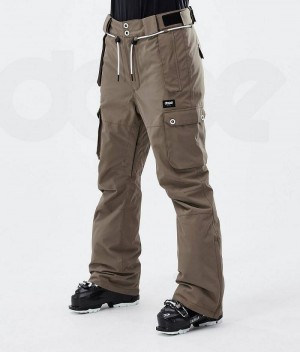 Brown Women's Dope Iconic W Ski Pants | India_D1508