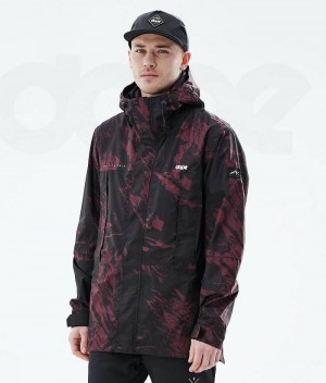 Burgundy Men's Dope Ranger Light Outdoor Jackets | India_D2201