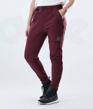 Burgundy Women's Dope Nomad W Outdoor Pants | India_D1410