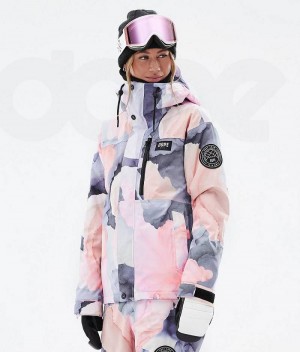 Coral Women's Dope Blizzard W Full Zip Ski Jackets | India_D1402