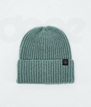 Green Men's Dope Chunky Beanies | India_D2168