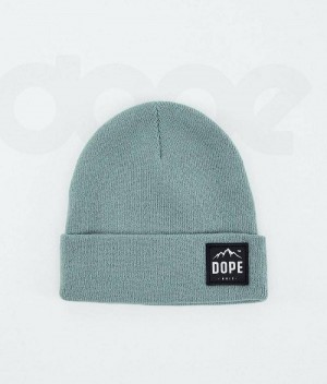 Green Men's Dope Paradise Beanies | India_D1172