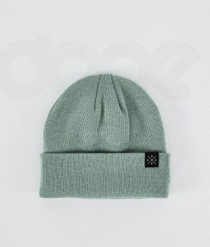 Green Men's Dope Solitude Beanies | India_D1809