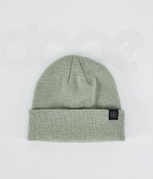 Green Men's Dope Solitude Beanies | India_D2276