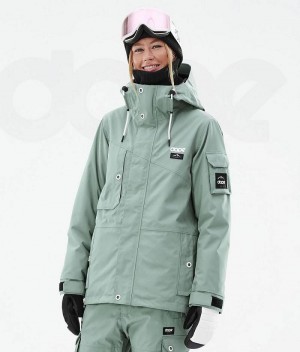 Green Women's Dope Adept W Ski Jackets | India_D1029