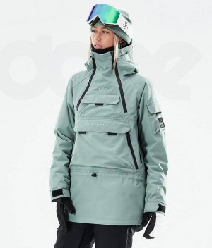 Green Women's Dope Akin W 2021 Ski Jackets | India_D2190