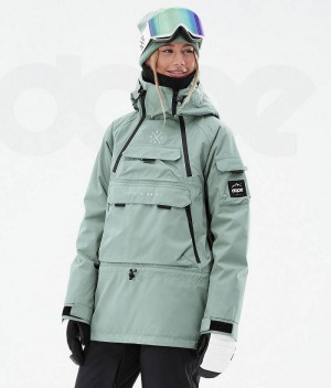 Green Women's Dope Akin W Ski Jackets | India_D1532