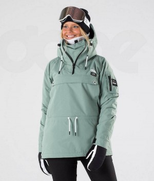 Green Women's Dope Annok W 2019 Snowboard Jackets | India_D1279