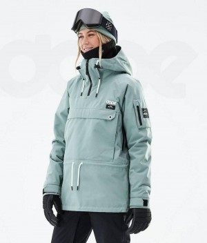 Green Women's Dope Annok W 2021 Snowboard Jackets | India_D2290