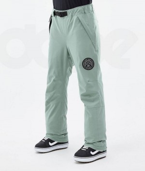 Green Women's Dope Blizzard W Snowboard Pants | India_D1003