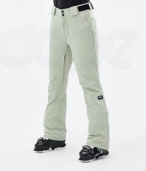 Green Women's Dope Con W Ski Pants | India_D1278