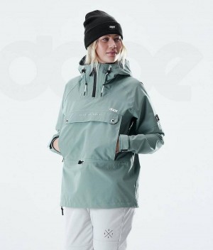 Green Women's Dope Hiker W Outdoor Jackets | India_D1770