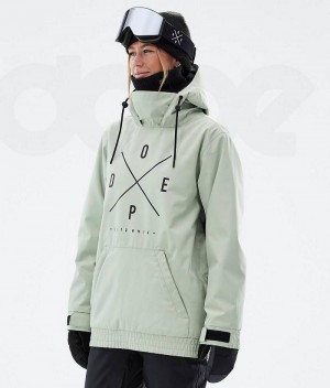 Green Women's Dope Migoo W Ski Jackets | India_D2319