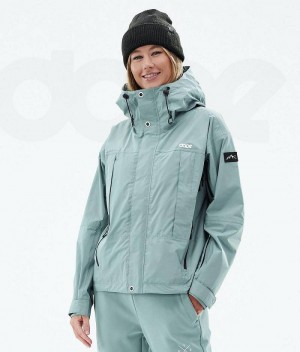 Green Women's Dope Ranger Light W Outdoor Jackets | India_D2502