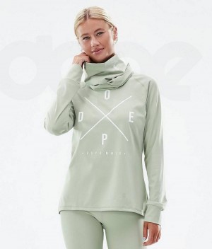 Green Women's Dope Snuggle W Base Layer Tops | India_D2412