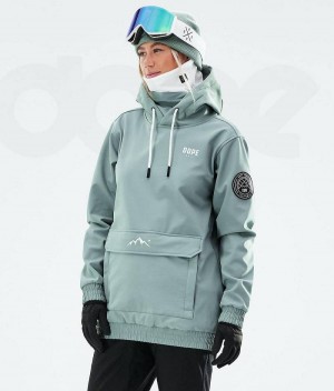 Green Women's Dope Wylie W Ski Jackets | India_D2055