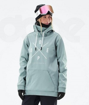 Green Women's Dope Yeti 2021 Ski Jackets | India_D1460