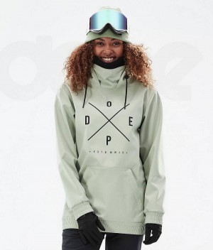 Green Women's Dope Yeti W Snowboard Jackets | India_D1563