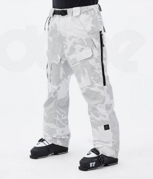 Grey Camo Men's Dope Antek Ski Pants | India_D2478