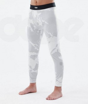 Grey Camo Men's Dope Snuggle Base Layer Pants | India_D1970