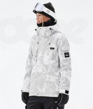 Grey Camo Women's Dope Adept W Ski Jackets | India_D2150