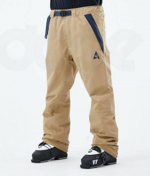 Khaki Blue Men's Dope JT Blizzard Ski Pants | India_D1750