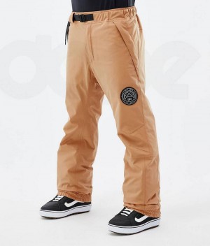 Khaki Men's Dope Blizzard Snowboard Pants | India_D1320