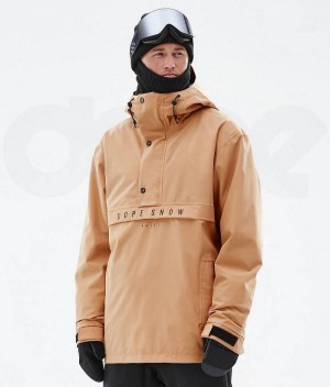 Khaki Men's Dope Legacy Snowboard Jackets | India_D1100