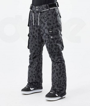 Leopard Women's Dope Iconic W Snowboard Pants | India_D1042