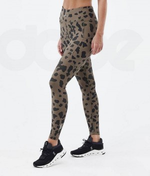 Leopard Women's Dope Lofty Tech Leggings | India_D2413