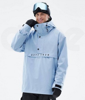 Light Blue Men's Dope Legacy Snowboard Jackets | India_D1850