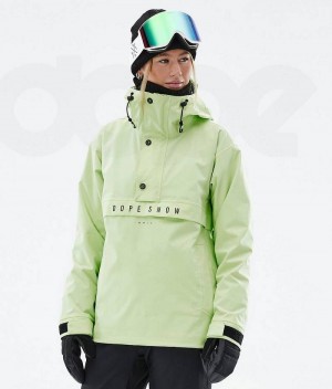 Light Green Women's Dope Legacy W Ski Jackets | India_D2375