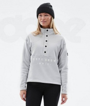 Light Grey Women's Dope Comfy W Fleece | India_D2129