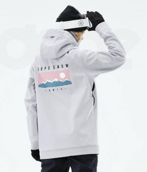 Light Grey Women's Dope Yeti 2021 Ski Jackets | India_D2410