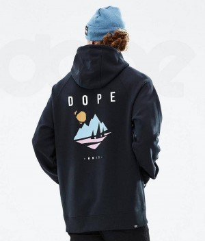 Navy Men's Dope Common Hoodies | India_D1577