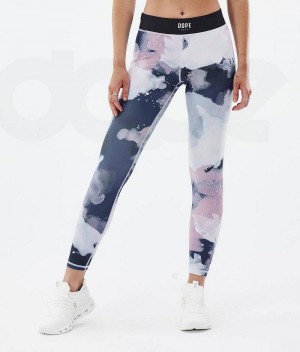 Navy Women's Dope Razor Leggings | India_D2250