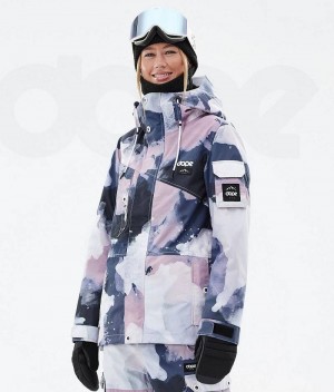 Navy / Pink Women's Dope Adept W Ski Jackets | India_D2322